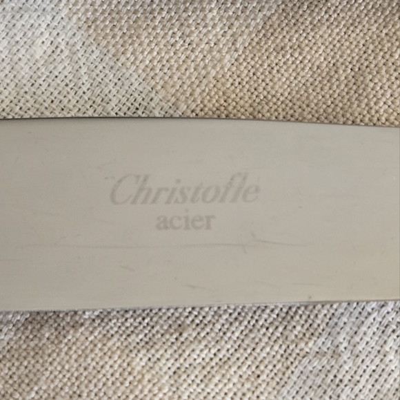 Christofle Pastorale dinner knife set of 4 - Picture 2 of 5